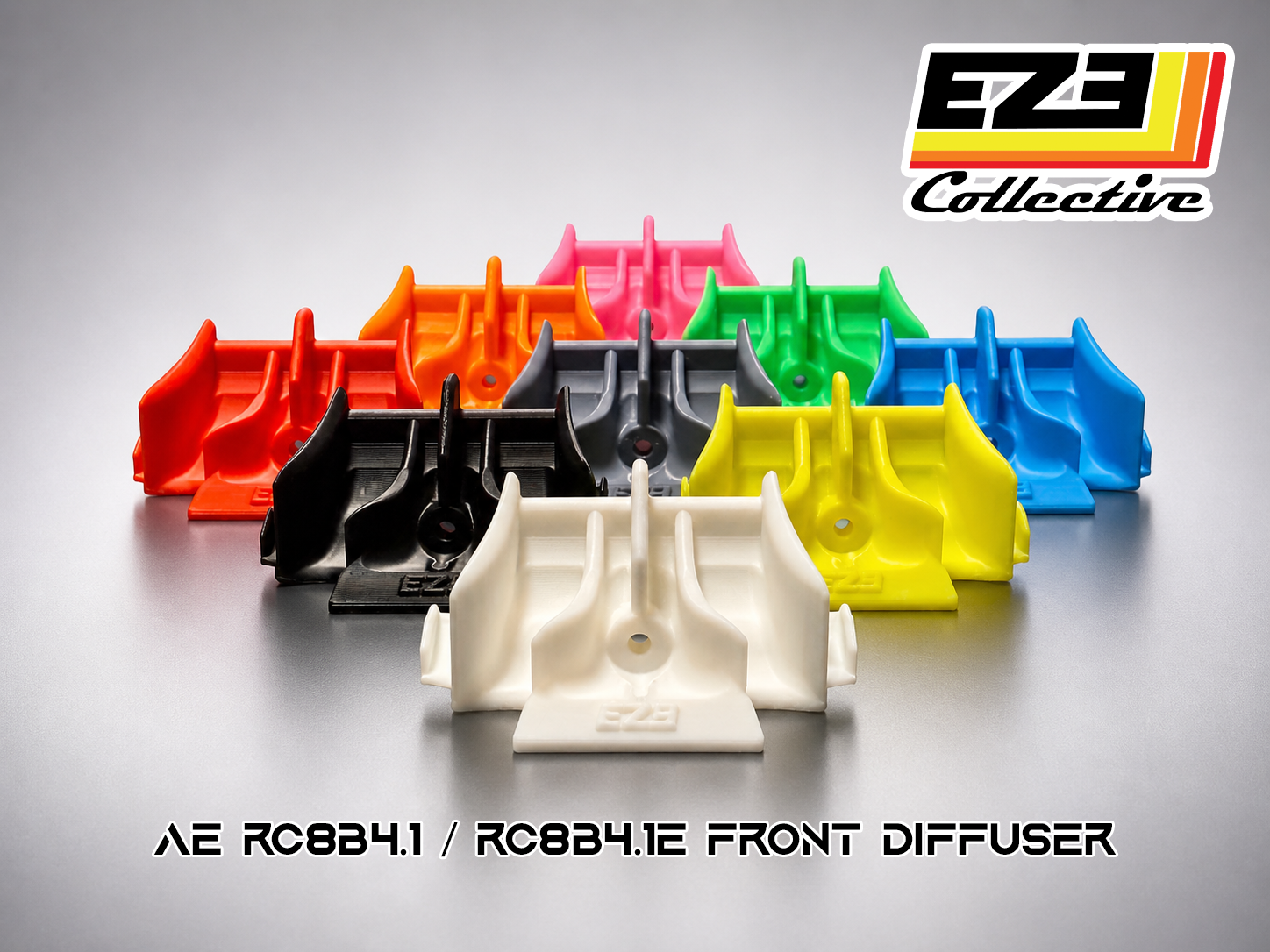 EZE Team Associated RC8B4.1 / RC8B4.1e Front Diffuser