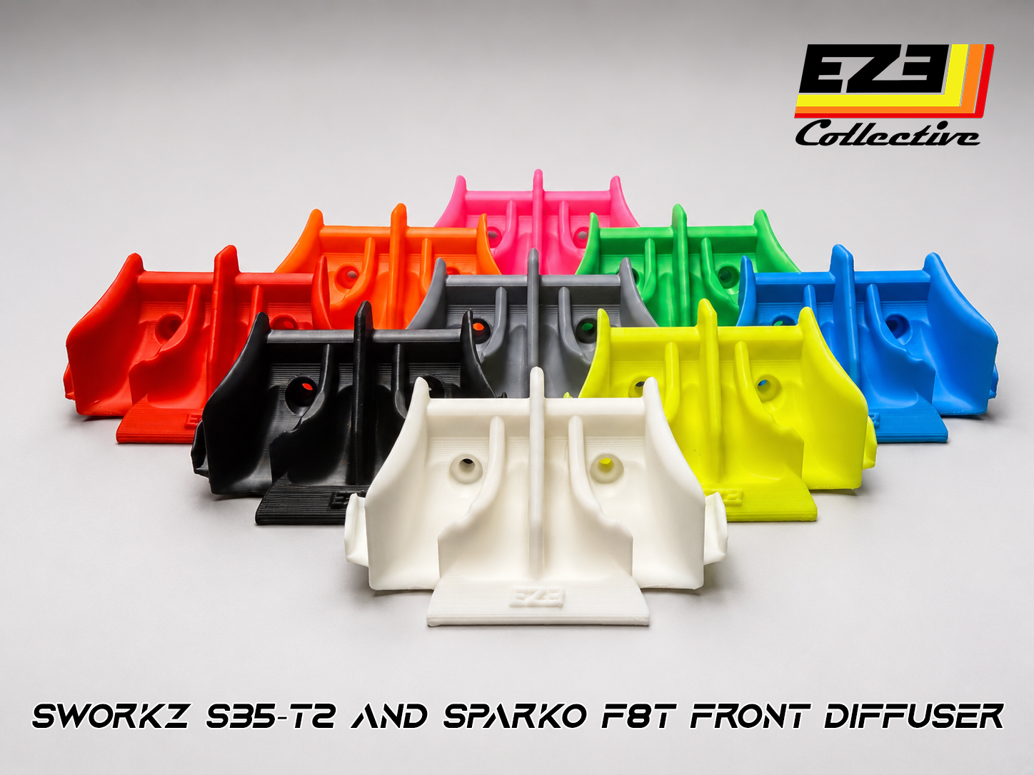 EZE Sworkz S35-T2 / Sparko F8T Truggy Front Diffuser